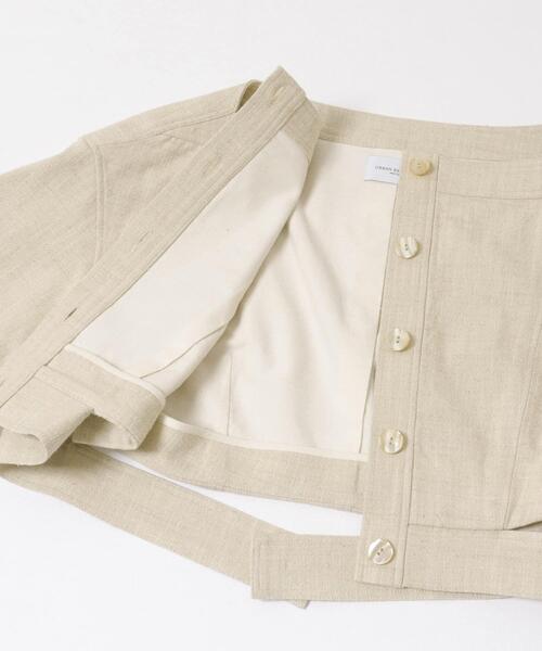 URBAN RESEARCH(アーバンリサーチ)の「new basic SLAB NEP BELT JACKET(その他アウター・レディース・ベージュ/グレー・38/40)」の4枚目の写真