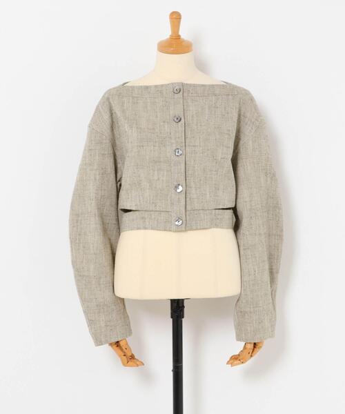 URBAN RESEARCH(アーバンリサーチ)の「new basic SLAB NEP BELT JACKET(その他アウター・レディース・ベージュ/グレー・38/40)」の13枚目の写真
