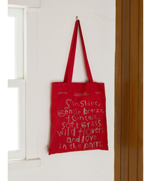 PARRC（パルク）の「カラー ドローイング エコバッグ v2 (チェリー)（エコバッグ/サブバッグ）」