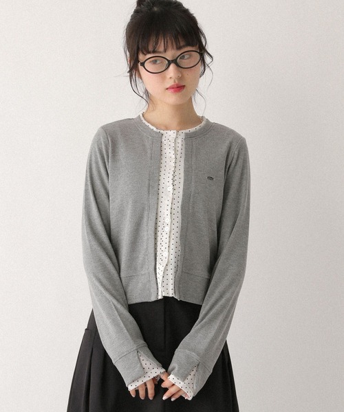Heather(ヘザー)の「配色ドッキングカットソー 664027(Tシャツ/カットソー・レディース・ベージュ/ブラック/グレー・FREE)」の2枚目の写真