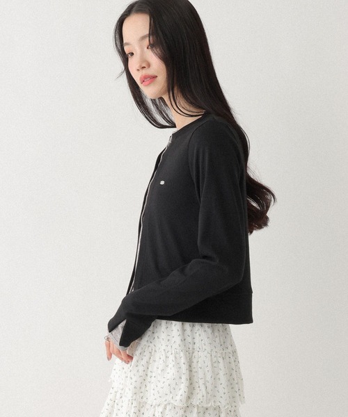 Heather(ヘザー)の「配色ドッキングカットソー 664027(Tシャツ/カットソー・レディース・ベージュ/ブラック/グレー・FREE)」の10枚目の写真