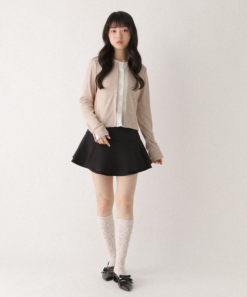 Heather(ヘザー)の「配色ドッキングカットソー 664027(Tシャツ/カットソー・レディース・ベージュ/ブラック/グレー・FREE)」の16枚目の写真