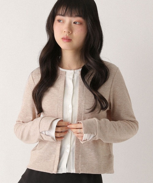 Heather(ヘザー)の「配色ドッキングカットソー 664027(Tシャツ/カットソー・レディース・ベージュ/ブラック/グレー・FREE)」の19枚目の写真