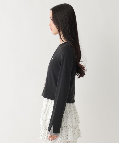 Heather(ヘザー)の「配色ドッキングカットソー 664027(Tシャツ/カットソー・レディース・ベージュ/ブラック/グレー・FREE)」の22枚目の写真