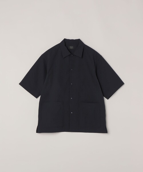SHIPS any(シップス エニィ)の「SHIPS any:〈撥水/軽量/ストレッチ〉SOLOTEX(R) シアサッカー キャンプポケット シャツ◇(シャツ/ブラウス・メンズ・チャコールグレー/ブラック/ダークブルー/ネイビー/キャメル・SMALL/LARGE/MEDIUM)」の7枚目の写真