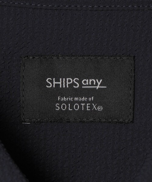 SHIPS any(シップス エニィ)の「SHIPS any:〈撥水/軽量/ストレッチ〉SOLOTEX(R) シアサッカー キャンプポケット シャツ◇(シャツ/ブラウス・メンズ・チャコールグレー/ブラック/ダークブルー/ネイビー/キャメル・SMALL/LARGE/MEDIUM)」の9枚目の写真