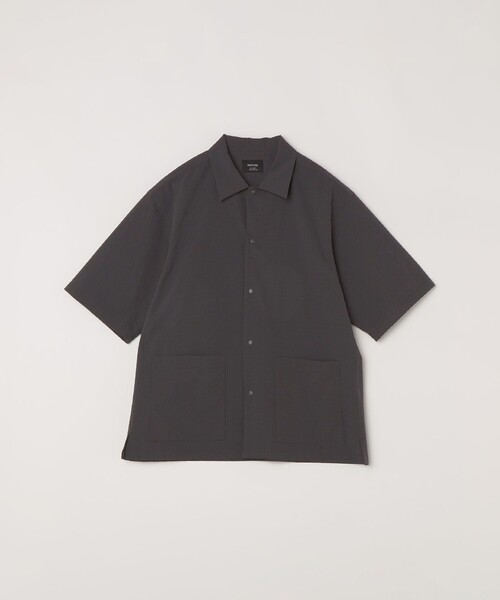 SHIPS any(シップス エニィ)の「SHIPS any:〈撥水/軽量/ストレッチ〉SOLOTEX(R) シアサッカー キャンプポケット シャツ◇(シャツ/ブラウス・メンズ・チャコールグレー/ブラック/ダークブルー/ネイビー/キャメル・SMALL/LARGE/MEDIUM)」の15枚目の写真