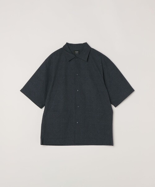 SHIPS any(シップス エニィ)の「SHIPS any:〈撥水/軽量/ストレッチ〉SOLOTEX(R) シアサッカー キャンプポケット シャツ◇(シャツ/ブラウス・メンズ・チャコールグレー/ブラック/ダークブルー/ネイビー/キャメル・SMALL/LARGE/MEDIUM)」の21枚目の写真