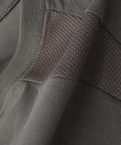 NOMANUAL（NOMANUAL）の「NOMANUAL/ノーマニュアル W.B T-SHIRT（Tシャツ/カットソー・メンズ・チャコールグレー/ブラック・MEDIUM/LARGE）」の5枚目の写真