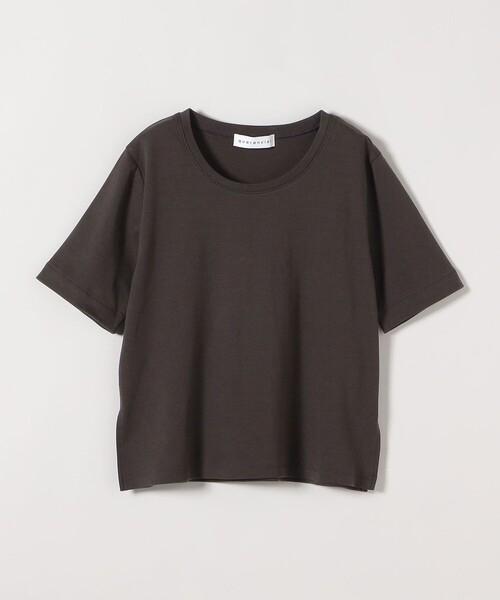 quaranciel(カランシエル)の「quaranciel:〈接触冷感/汗染み防止加工/洗濯機可能〉ベーシック コンパクト TEE(Tシャツ/カットソー・レディース・ブルー/ライトブルー/ブラック/ホワイト/グレー系その他・38/40)」の11枚目の写真