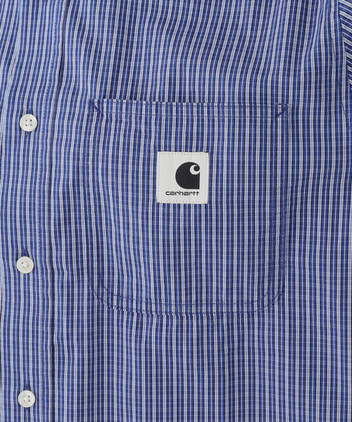 Carhartt WIP(カーハートダブリューアイピー)の「【CARHARTT WIP 】 W' L/S GROFF SHIRT(シャツ/ブラウス・レディース・ブルー系その他・SMALL/X-SMALL)」の5枚目の写真