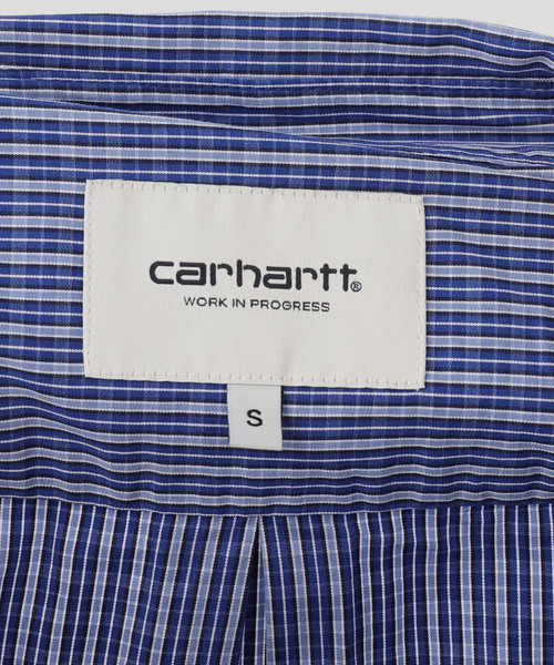 Carhartt WIP(カーハートダブリューアイピー)の「【CARHARTT WIP 】 W' L/S GROFF SHIRT(シャツ/ブラウス・レディース・ブルー系その他・SMALL/X-SMALL)」の4枚目の写真