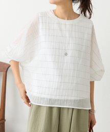 LIVETART | 《4/2(木)18:00予約開始》シアーボーダーシャツTee(シャツ/ブラウス)