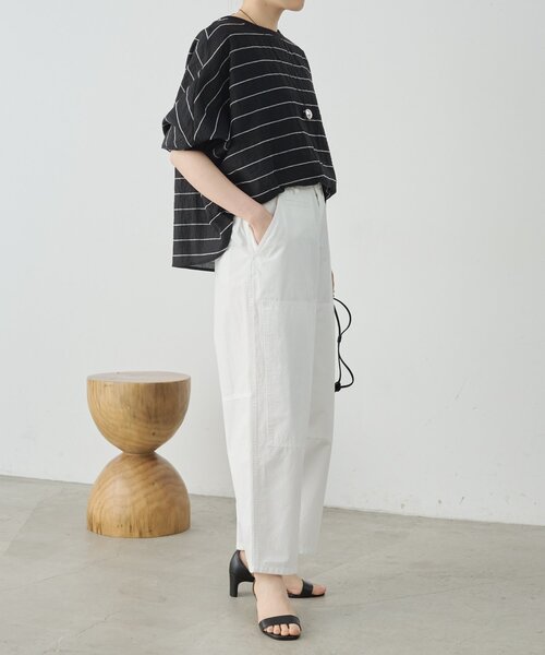 LIVETART(リヴェタート)の「《4/2(木)18:00予約開始》シアーボーダーシャツTee(シャツ/ブラウス・レディース・ホワイト/ライトグレー/ブラック/レッド・FREE)」の20枚目の写真