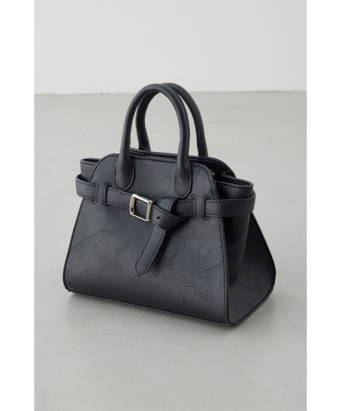 AZUL by moussy(アズールバイマウジー)の「メタルパーツベルトミニバッグ(ショルダーバッグ・レディース・キャメル/ブラック・FREE)」の7枚目の写真