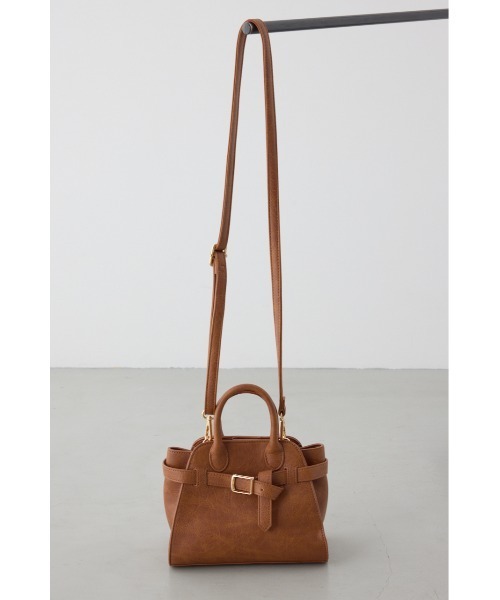 AZUL by moussy(アズールバイマウジー)の「メタルパーツベルトミニバッグ(ショルダーバッグ・レディース・キャメル/ブラック・FREE)」の17枚目の写真