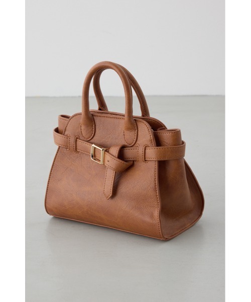 AZUL by moussy(アズールバイマウジー)の「メタルパーツベルトミニバッグ(ショルダーバッグ・レディース・キャメル/ブラック・FREE)」の19枚目の写真