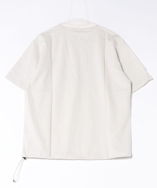 Arnold Palmer(アーノルドパーマー)の「カットサッカー スピンドル Tシャツ(Tシャツ/カットソー・メンズ・アイボリー/ネイビー/ダークベージュ・L/M/LL)」の18枚目の写真