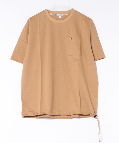 Arnold Palmer(アーノルドパーマー)の「カットサッカー スピンドル Tシャツ(Tシャツ/カットソー・メンズ・アイボリー/ネイビー/ダークベージュ・L/M/LL)」の16枚目の写真