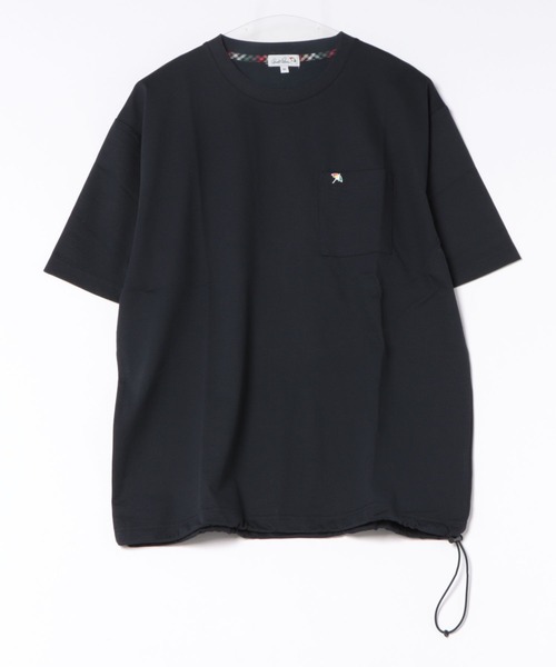 Arnold Palmer(アーノルドパーマー)の「カットサッカー スピンドル Tシャツ(Tシャツ/カットソー・メンズ・アイボリー/ネイビー/ダークベージュ・L/M/LL)」の17枚目の写真