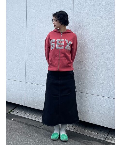 Carhartt WIP(カーハートダブリューアイピー)の「【CARHARTT WIP 】 W' SINGLE KNEE SKIRT(デニムスカート・レディース・ブラック・X-SMALL/SMALL)」の15枚目の写真
