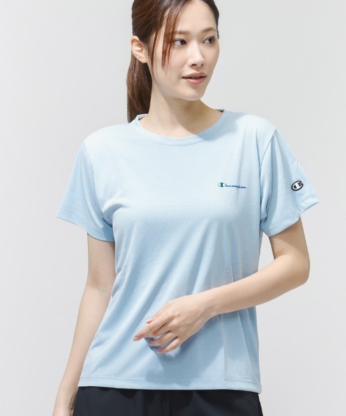 Champion(チャンピオン)の「チャンピオン SHORT SLEEVE T-SHIRT(Tシャツ/カットソー・レディース・ブラック/ブルー/オレンジ/ネイビー・M/L)」の4枚目の写真