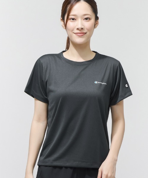 Champion(チャンピオン)の「チャンピオン SHORT SLEEVE T-SHIRT(Tシャツ/カットソー・レディース・ブラック/ブルー/オレンジ/ネイビー・M/L)」の2枚目の写真