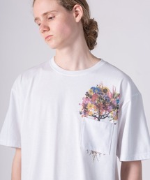 rehacer（レアセル）の「rehacer TEE : Botanical Pocket TEE / ボタニカル ポケット T-shirt（Tシャツ/カットソー）」