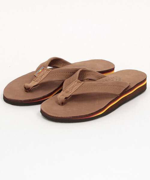 FREAK'S STORE(フリークスストア)の「Rainbow Sandal/レインボーサンダル FREAK'S STORE for BEACH & FES 別注 DOUBLE LAYER SANDALS/ダブルレイヤー トングサンダル(サンダル・レディース・ベージュ・SMALL/MEDIUM)」の6枚目の写真