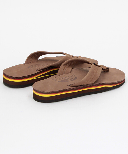 FREAK'S STORE(フリークスストア)の「Rainbow Sandal/レインボーサンダル FREAK'S STORE for BEACH & FES 別注 DOUBLE LAYER SANDALS/ダブルレイヤー トングサンダル(サンダル・レディース・ベージュ・SMALL/MEDIUM)」の10枚目の写真