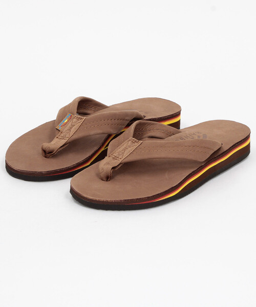 FREAK'S STORE(フリークスストア)の「Rainbow Sandal/レインボーサンダル FREAK'S STORE for BEACH & FES 別注 DOUBLE LAYER SANDALS/ダブルレイヤー トングサンダル(サンダル・レディース・ベージュ・SMALL/MEDIUM)」の11枚目の写真