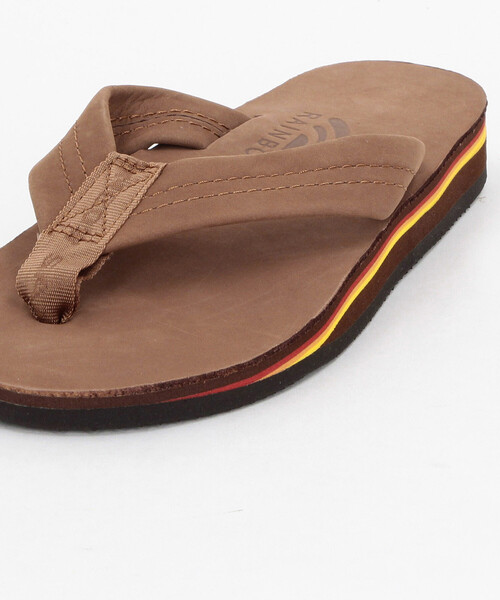FREAK'S STORE(フリークスストア)の「Rainbow Sandal/レインボーサンダル FREAK'S STORE for BEACH & FES 別注 DOUBLE LAYER SANDALS/ダブルレイヤー トングサンダル(サンダル・レディース・ベージュ・SMALL/MEDIUM)」の12枚目の写真