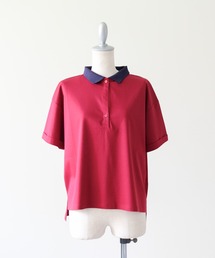 DOLLUPOOPS | Contrast Polo Top(配色ポロトップス)(ポロシャツ)