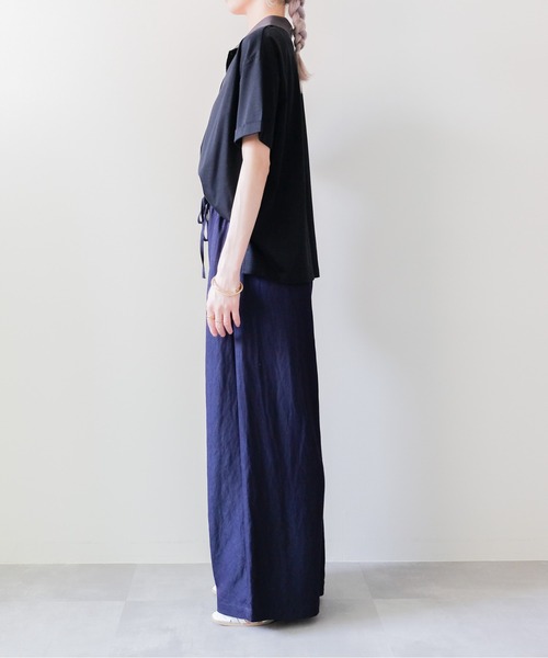 DOLLUPOOPS(ドールアップウップス)の「Contrast Polo Top(配色ポロトップス)(ポロシャツ・レディース・イエロー/ミント/レッド/ブラック・FREE)」の20枚目の写真
