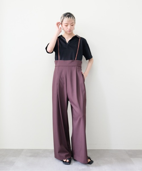 DOLLUPOOPS(ドールアップウップス)の「Contrast Polo Top(配色ポロトップス)(ポロシャツ・レディース・イエロー/ミント/レッド/ブラック・FREE)」の16枚目の写真