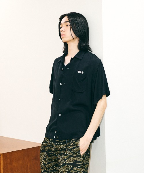 DEL MAR sportswear（デルマースポーツウェア）の「DEL MAR sportswear / デルマースポーツウエアー 60S BOWLING SHIRT EMBROIDERY ボウリングシャツ 刺繍（シャツ/ブラウス・メンズ・ブラック・SMALL/MEDIUM/LARGE）」の12枚目の写真