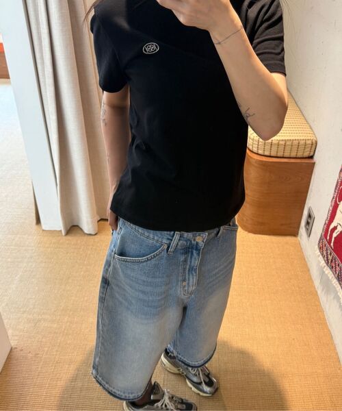 Kijun（キジュン）の「Logo Tee Navy（Tシャツ/カットソー・レディース・その他・SMALL/MEDIUM）」の7枚目の写真