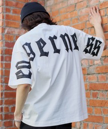 WEGO/【26年春夏新作】アクセ付キストレートライングラフィックT