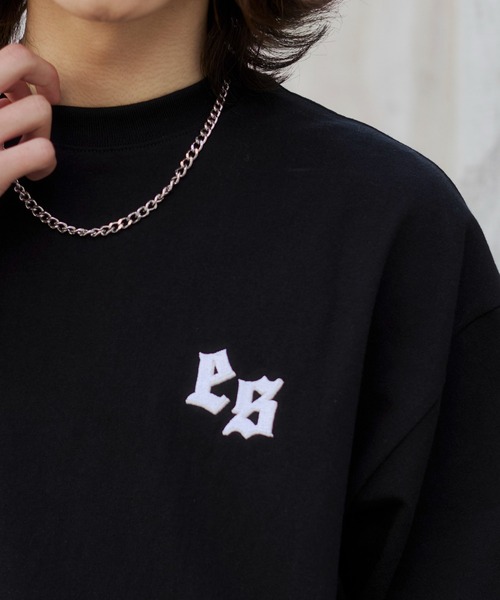 WEGO(ウィゴー)の「WEGO/【26年春夏新作】アクセ付キストレートライングラフィックT(Tシャツ/カットソー・メンズ・ブラック/ホワイト・LARGE/MEDIUM)」の9枚目の写真
