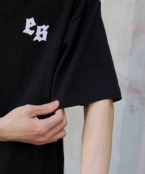 WEGO(ウィゴー)の「WEGO/【26年春夏新作】アクセ付キストレートライングラフィックT(Tシャツ/カットソー・メンズ・ブラック/ホワイト・LARGE/MEDIUM)」の10枚目の写真