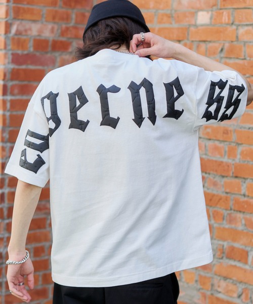 WEGO(ウィゴー)の「WEGO/【26年春夏新作】アクセ付キストレートライングラフィックT(Tシャツ/カットソー・メンズ・ブラック/ホワイト・LARGE/MEDIUM)」の16枚目の写真