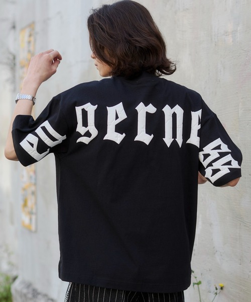 WEGO(ウィゴー)の「WEGO/【26年春夏新作】アクセ付キストレートライングラフィックT(Tシャツ/カットソー・メンズ・ブラック/ホワイト・LARGE/MEDIUM)」の21枚目の写真