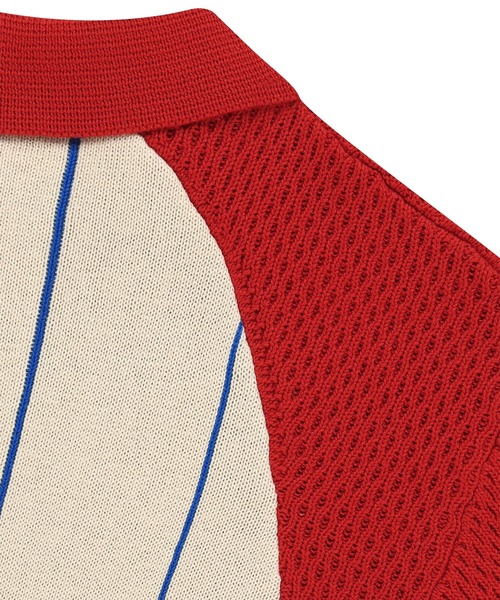 SUNLOVE（サンラブ）の「Script Knit Jersey（ニット/セーター・レディース・ネイビー/アイボリー・S/M/L）」の5枚目の写真