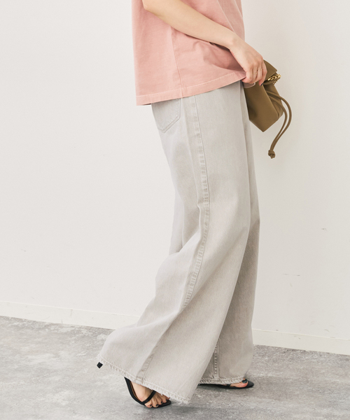 Spick & Span(スピックアンドスパン)の「upper hights/アッパーハイツ 別注THE LIAM*(デニムパンツ・レディース・エメラルドブルー/ホワイト系その他・24/23/25)」の9枚目の写真