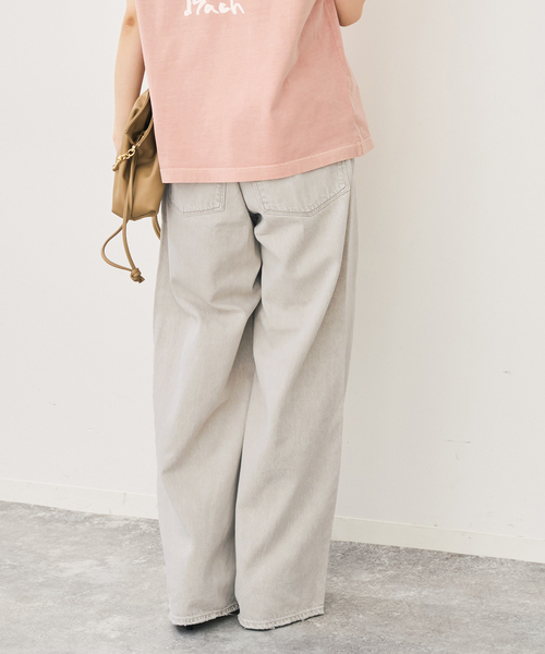 Spick & Span(スピックアンドスパン)の「upper hights/アッパーハイツ 別注THE LIAM*(デニムパンツ・レディース・エメラルドブルー/ホワイト系その他・24/23/25)」の8枚目の写真