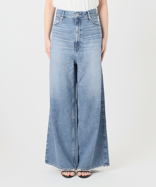 Spick & Span(スピックアンドスパン)の「upper hights/アッパーハイツ 別注THE LIAM*(デニムパンツ・レディース・エメラルドブルー/ホワイト系その他・24/23/25)」の14枚目の写真
