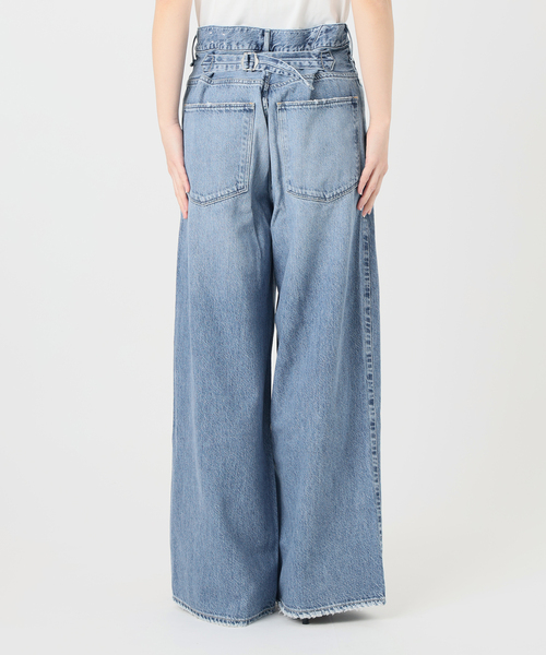 Spick & Span(スピックアンドスパン)の「upper hights/アッパーハイツ 別注THE LIAM*(デニムパンツ・レディース・エメラルドブルー/ホワイト系その他・24/23/25)」の17枚目の写真