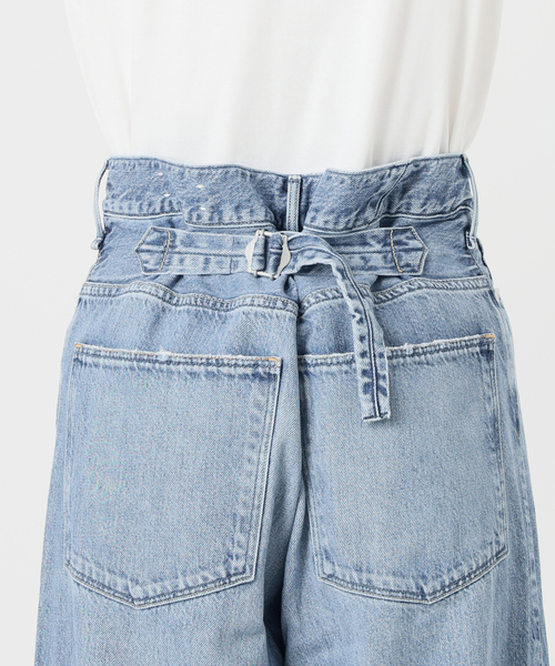 Spick & Span(スピックアンドスパン)の「upper hights/アッパーハイツ 別注THE LIAM*(デニムパンツ・レディース・エメラルドブルー/ホワイト系その他・24/23/25)」の19枚目の写真