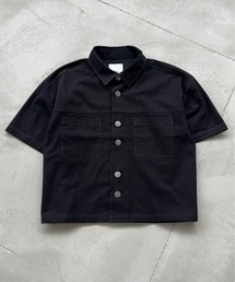 Double button short sleeve shirts / ダブルボタンショートスリーブシャツ