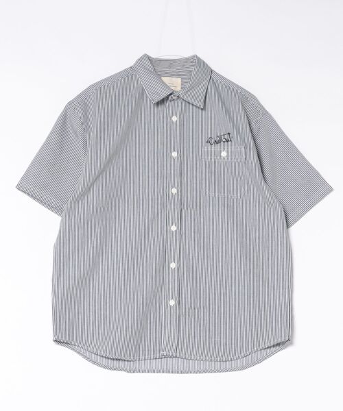 CORISCO(コリスコ)の「バックビリヤード柄ヒッコリー半袖シャツ(M1)(シャツ/ブラウス・メンズ・その他2/その他1・X-LARGE/LARGE/MEDIUM)」の8枚目の写真